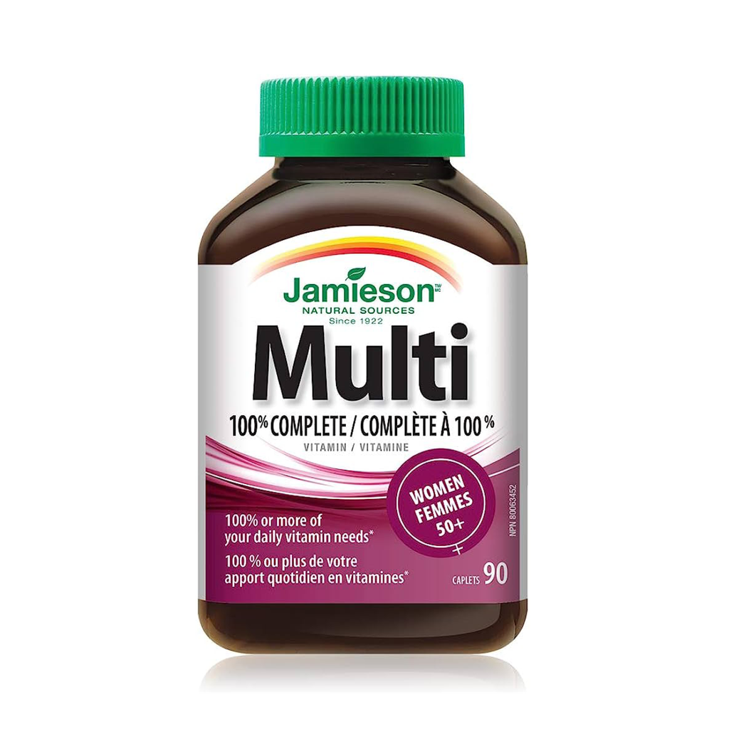 Jamieson 100% COMPLETE MULTIVITAMIN | WOMEN 50+ №90 капсул