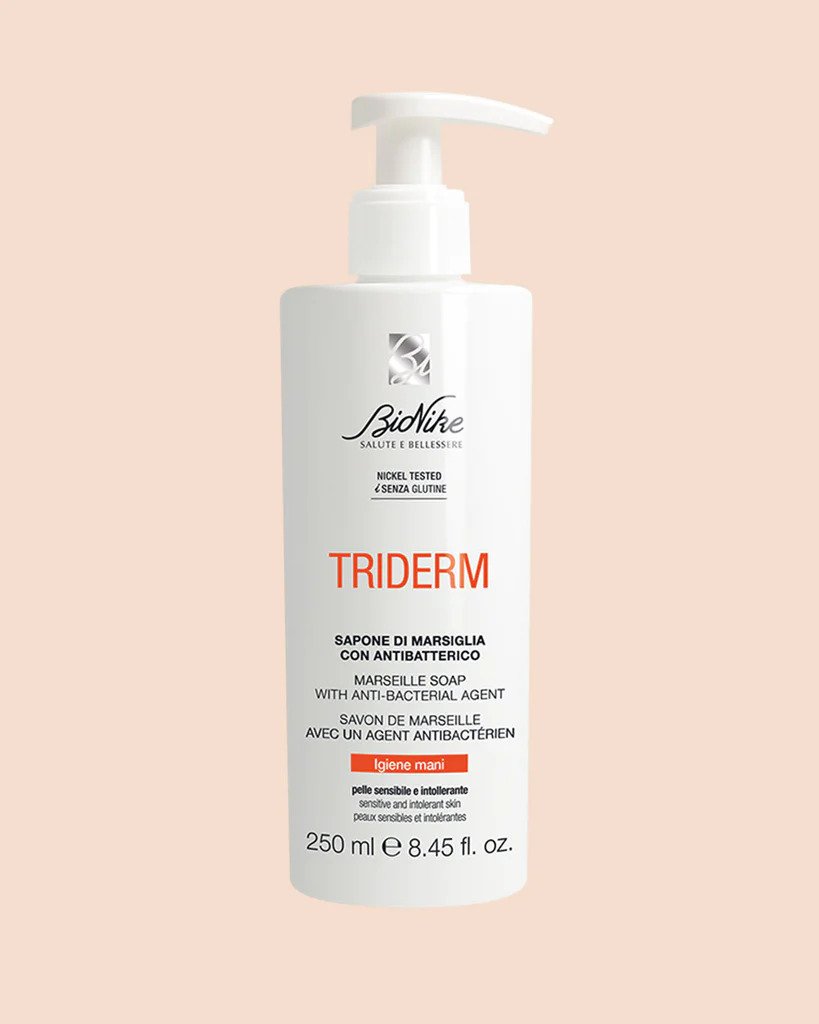 BioNike Triderm marseille soap with anti-bacterial agent bottle 250ml