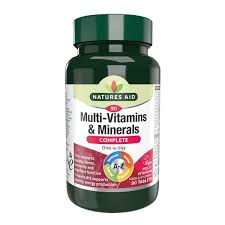 Мультивитамин Complete Multi-vitamin & minerals Natures aid №90 шахмал Цахиур төмөр