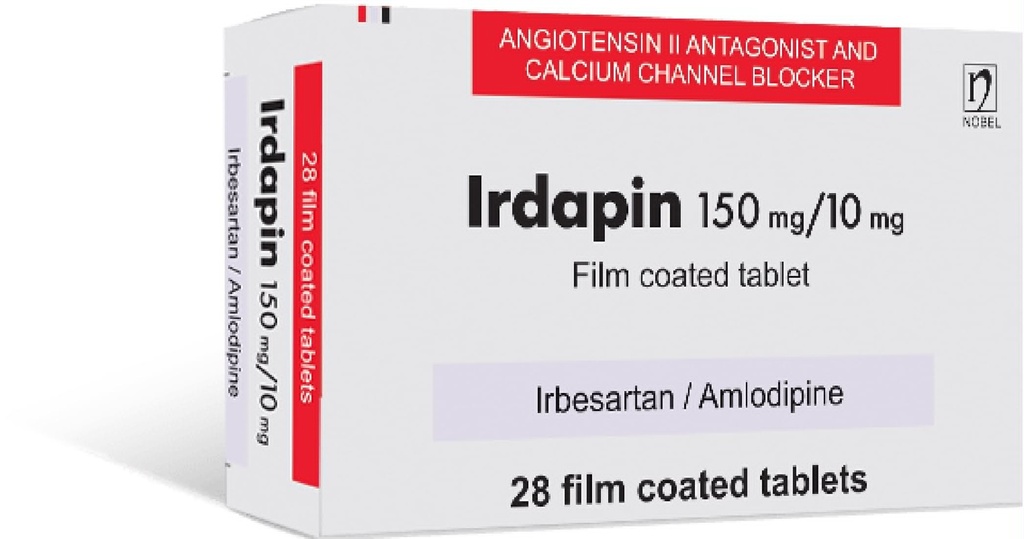 Ирдапин 150мг/10мг №28 бүрхүүлтэй шахмал Nobel