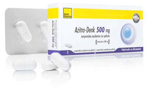 [100029] Азитро-денк 500мг №3 бүрхүүлтэй шахмал Denk Pharma - Denk Pharma GmbH & Co.KG (DEU)