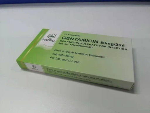 [100418] Гентамицин 80 ОУН 2мл №10 тарилгын уусмал Монгол фарм - Монгол фарм ХХК-11