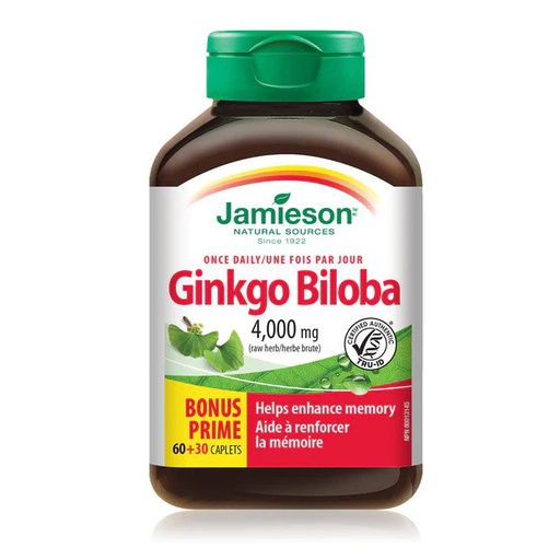 [200492] Jamieson GINKGO BILOBA №60+30 - Jamieson Laboratories Ltd (CAN)