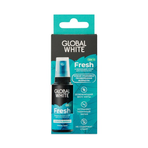 [502341] Global White Амны хөндийн цацлага 15мл №1 /Fresh / Exclusive - Global Dent LLC